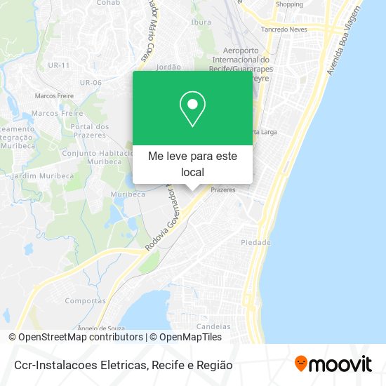 Ccr-Instalacoes Eletricas mapa