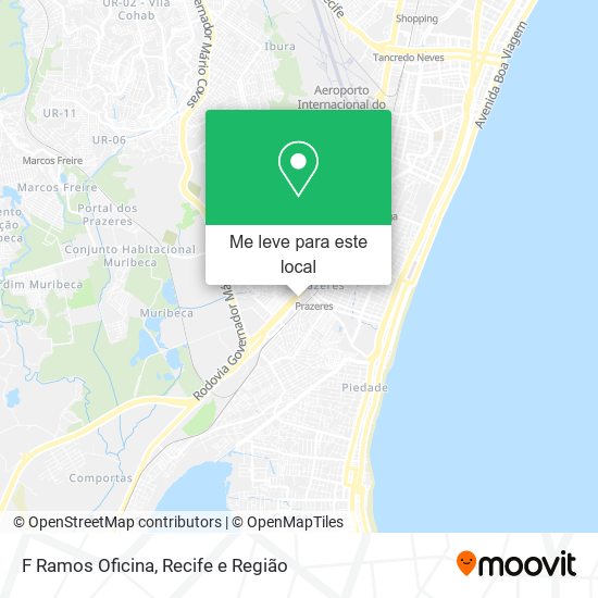 F Ramos Oficina mapa