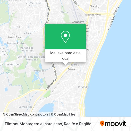 Elimont Montagem e Instalacao mapa