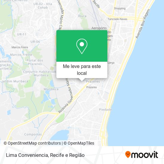 Lima Conveniencia mapa