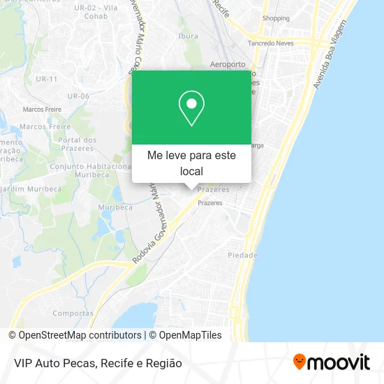 VIP Auto Pecas mapa