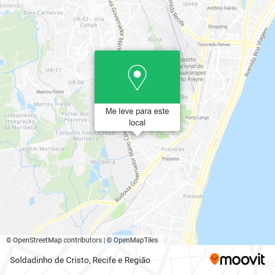 Soldadinho de Cristo mapa