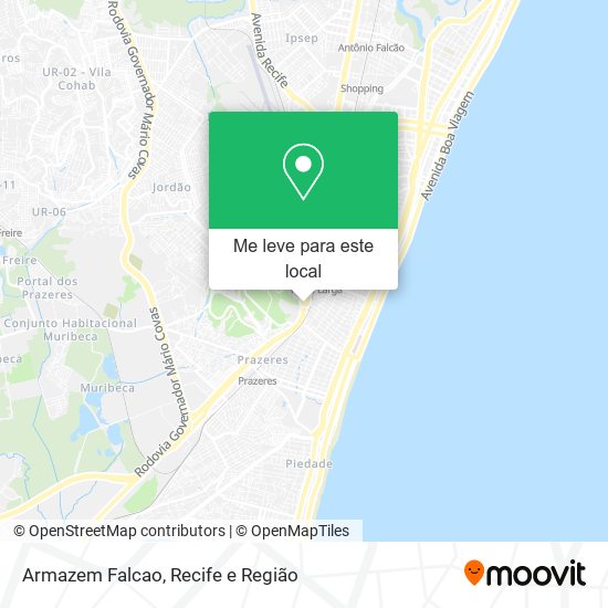 Armazem Falcao mapa