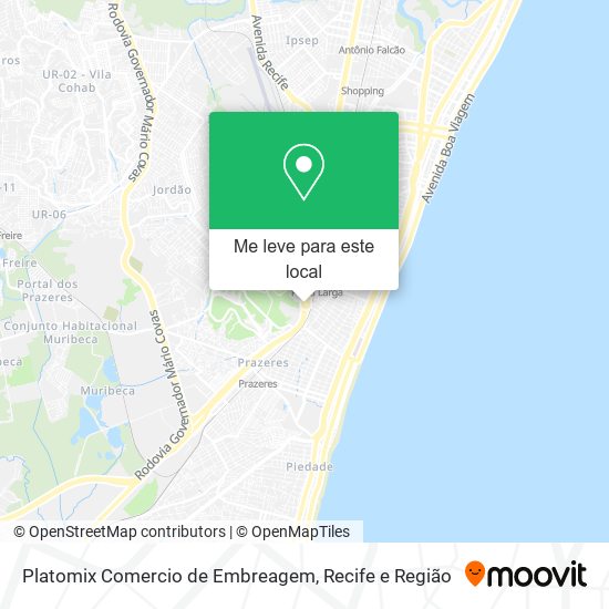 Platomix Comercio de Embreagem mapa