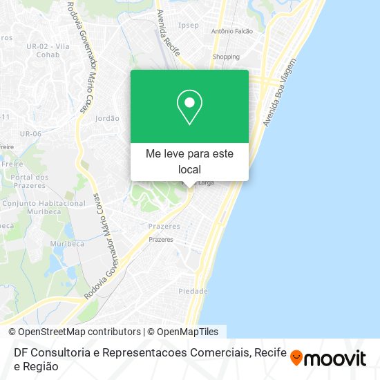 DF Consultoria e Representacoes Comerciais mapa