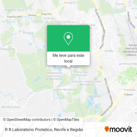 R R Laboratorio Protetico mapa