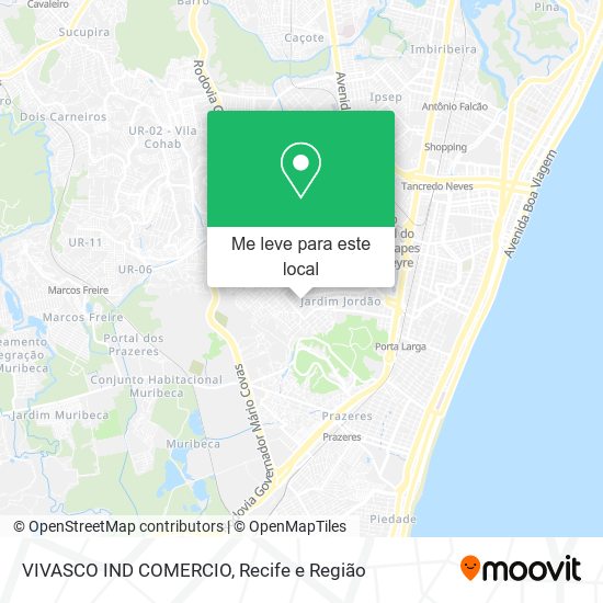 VIVASCO IND COMERCIO mapa