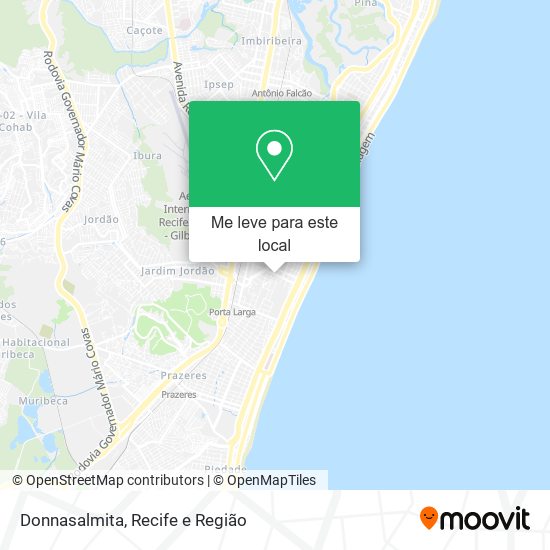 Donnasalmita mapa