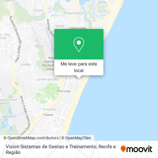 Vision Sistemas de Gestao e Treinamento mapa