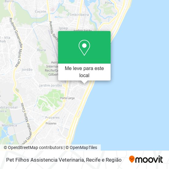 Pet Filhos Assistencia Veterinaria mapa