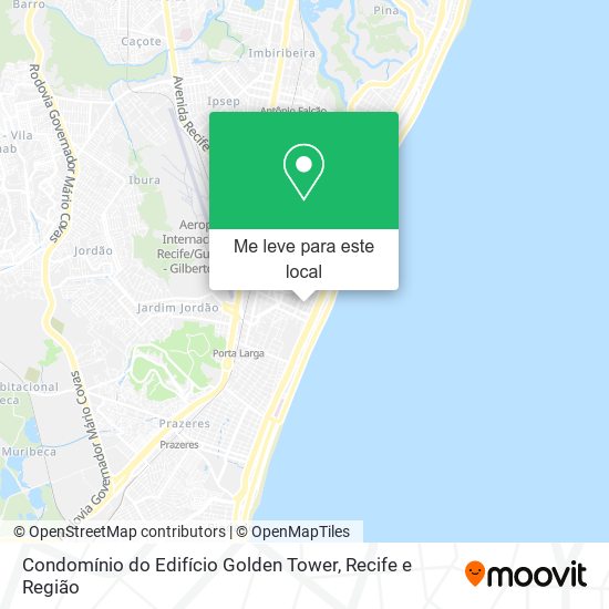 Condomínio do Edifício Golden Tower mapa