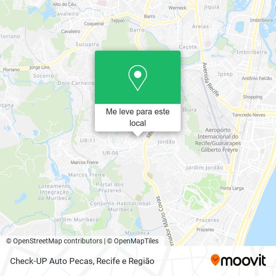 Check-UP Auto Pecas mapa
