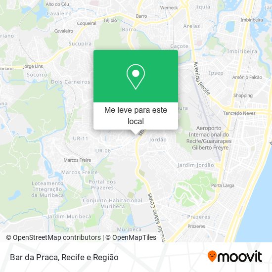 Bar da Praca mapa