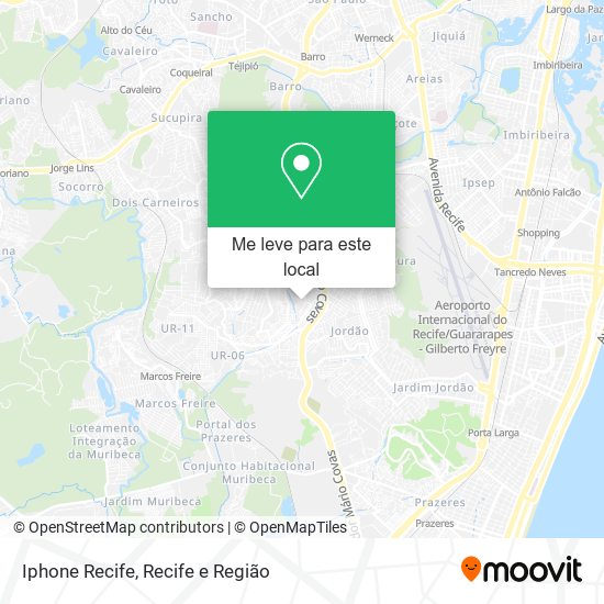 Iphone Recife mapa