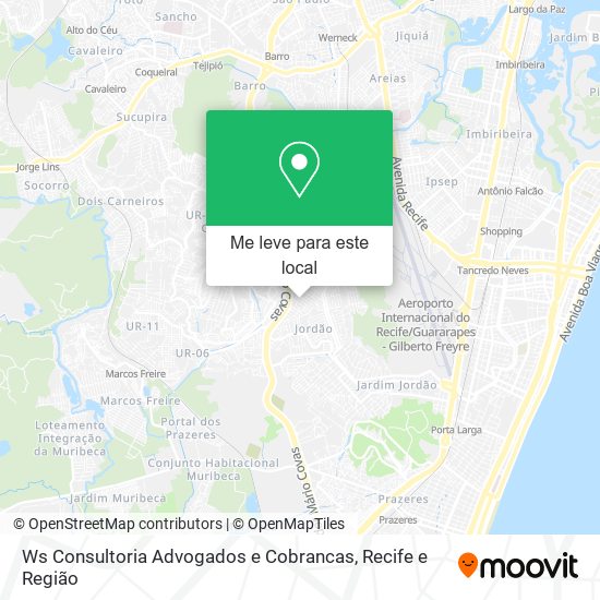 Ws Consultoria Advogados e Cobrancas mapa