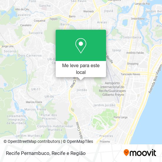 Recife Pernambuco mapa