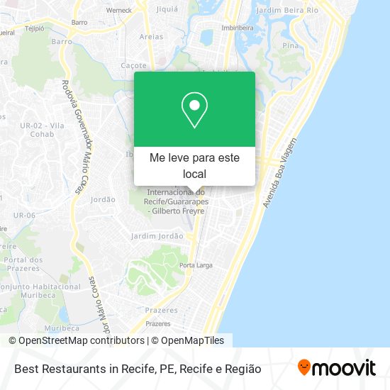 Best Restaurants in Recife, PE mapa