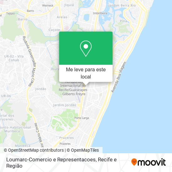 Loumarc-Comercio e Representacoes mapa