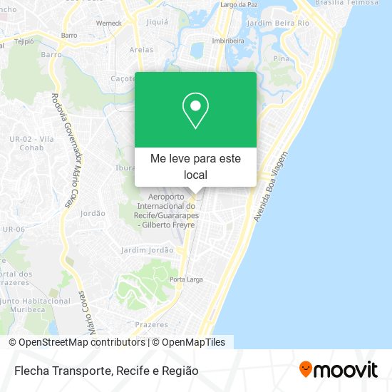 Flecha Transporte mapa