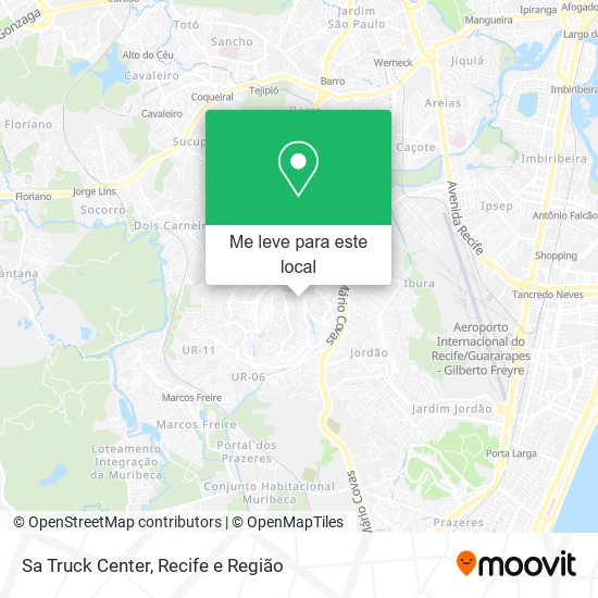 Sa Truck Center mapa