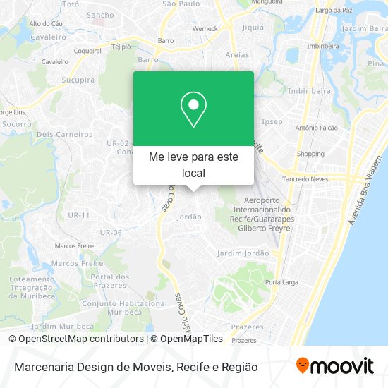 Marcenaria Design de Moveis mapa