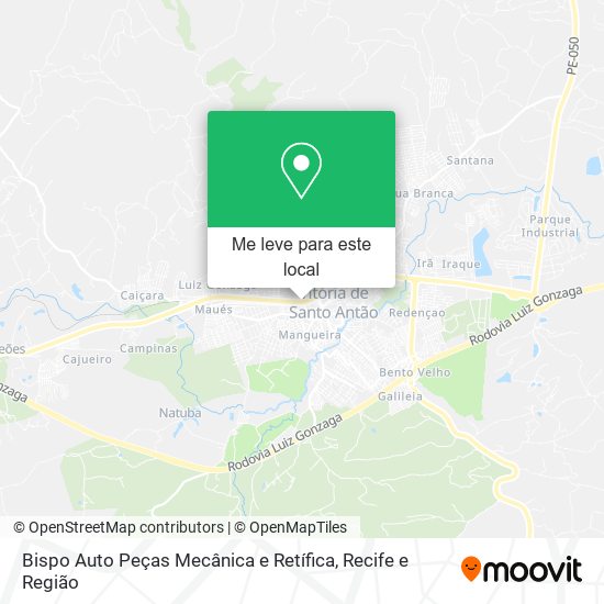 Bispo Auto Peças Mecânica e Retífica mapa