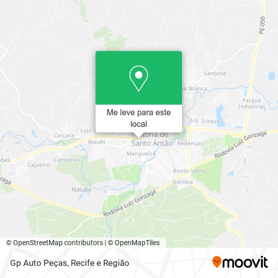 Gp Auto Peças mapa