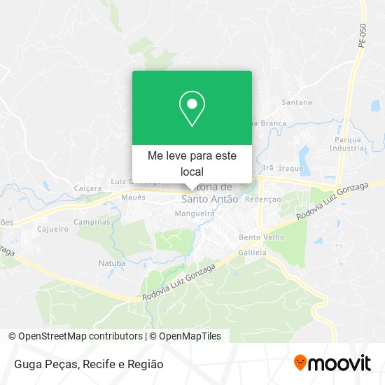 Guga Peças mapa