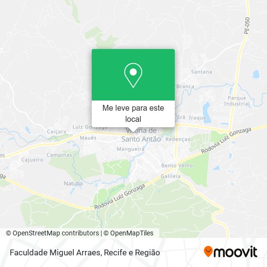 Faculdade Miguel Arraes mapa