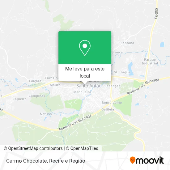 Carmo Chocolate mapa