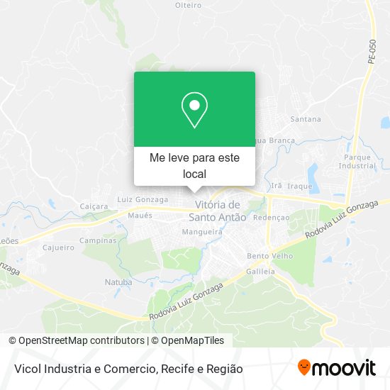 Vicol Industria e Comercio mapa