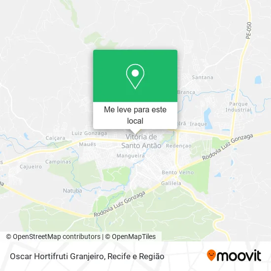 Oscar Hortifruti Granjeiro mapa