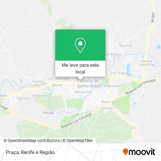 Praça mapa