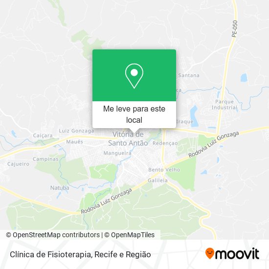 Clínica de Fisioterapia mapa