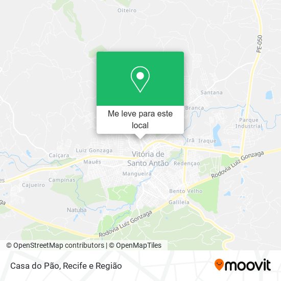 Casa do Pão mapa