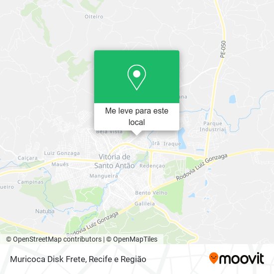 Muricoca Disk Frete mapa