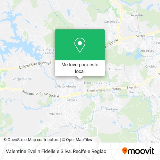 Valentine Evelin Fidelis e Silva mapa