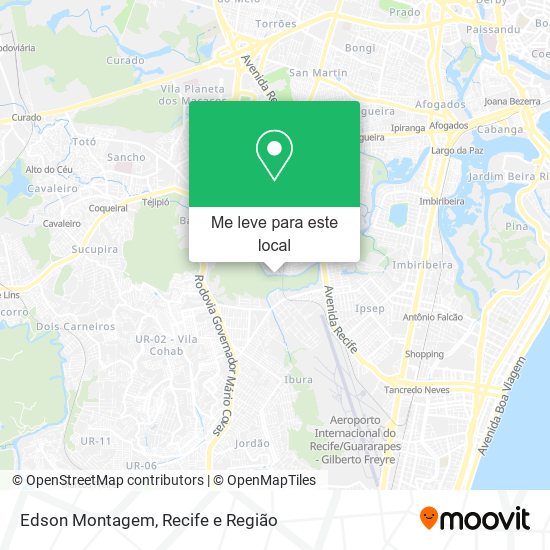 Edson Montagem mapa