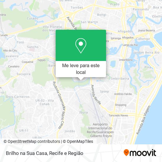 Brilho na Sua Casa mapa