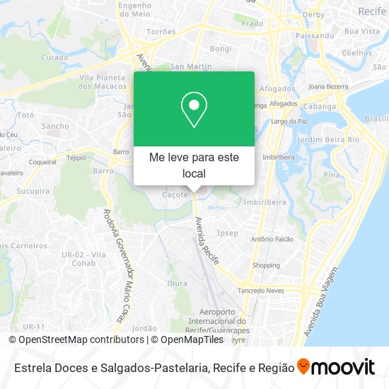 Estrela Doces e Salgados-Pastelaria mapa