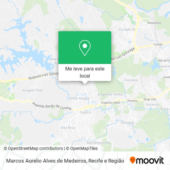 Marcos Aurelio Alves de Medeiros mapa