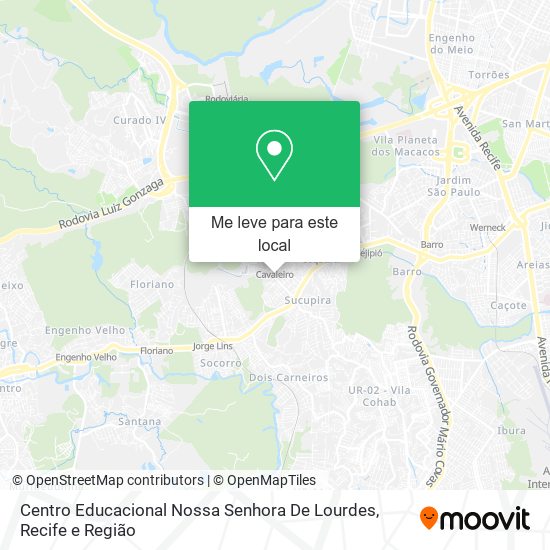 Centro Educacional Nossa Senhora De Lourdes mapa