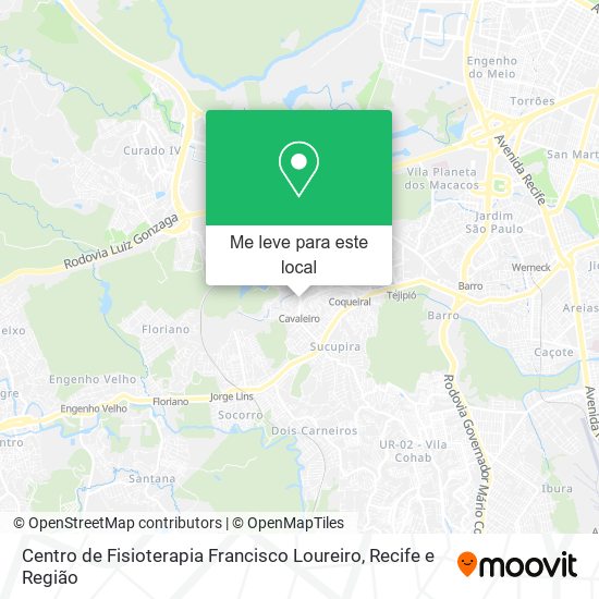 Centro de Fisioterapia Francisco Loureiro mapa
