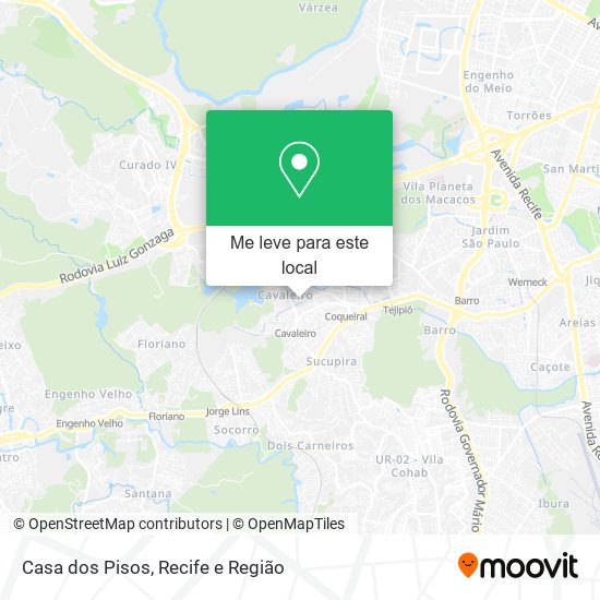 Casa dos Pisos mapa