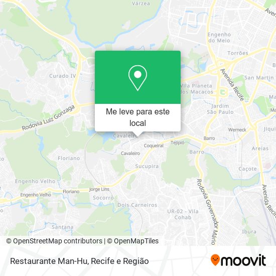Restaurante Man-Hu mapa