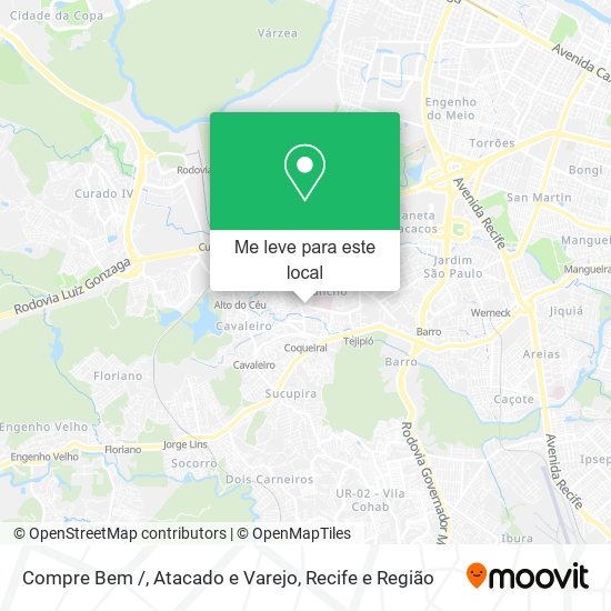 Compre Bem /, Atacado e Varejo mapa