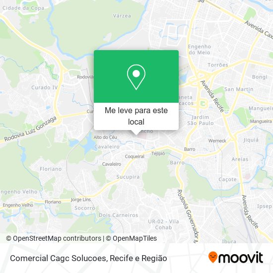 Comercial Cagc Solucoes mapa