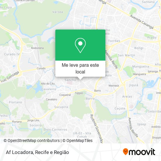 Af Locadora mapa