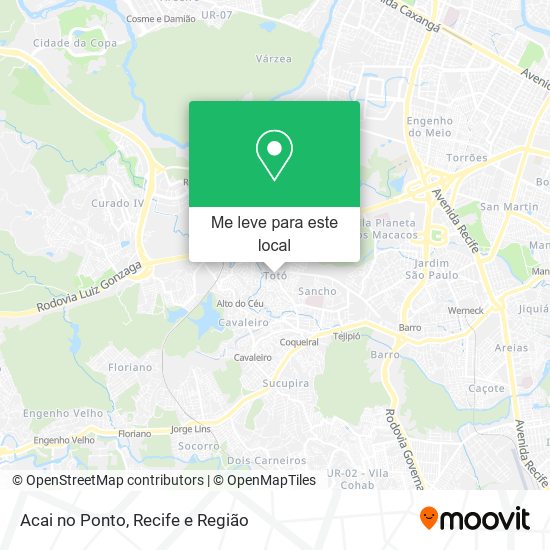 Acai no Ponto mapa