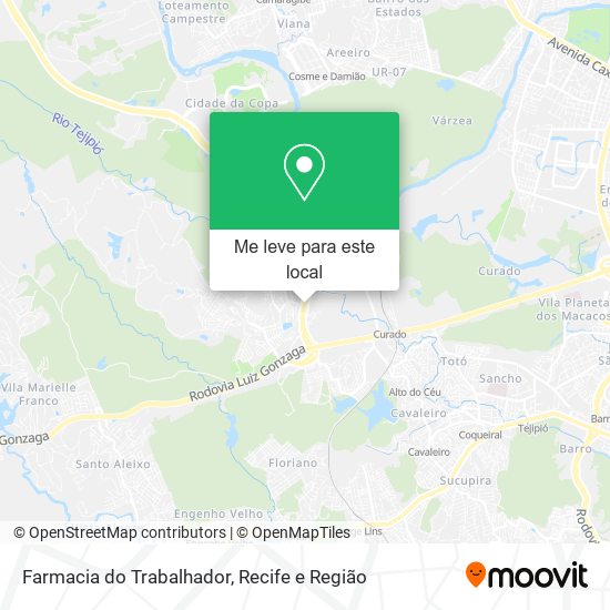 Farmacia do Trabalhador mapa
